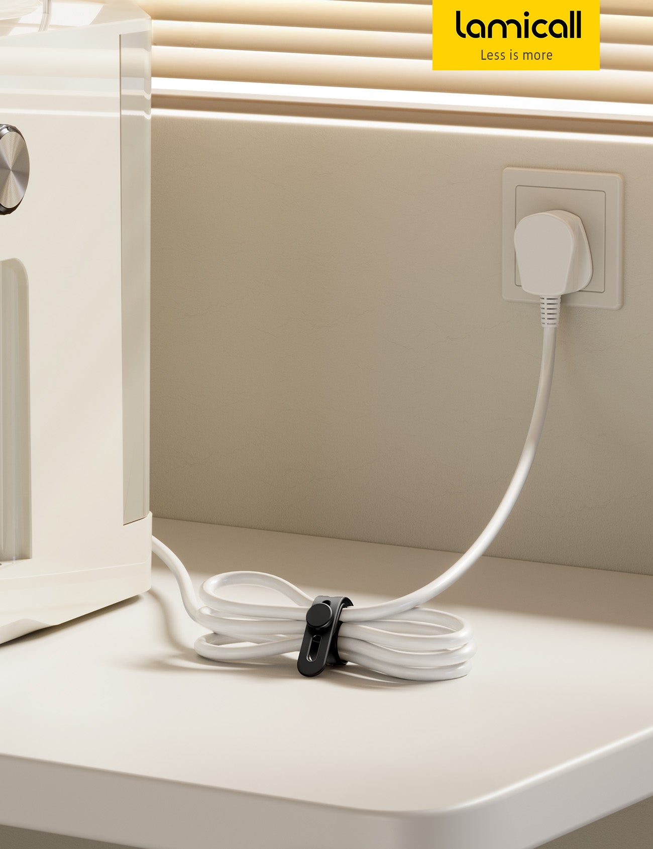Lamicall Silicone Cable Ties Cord Organizer