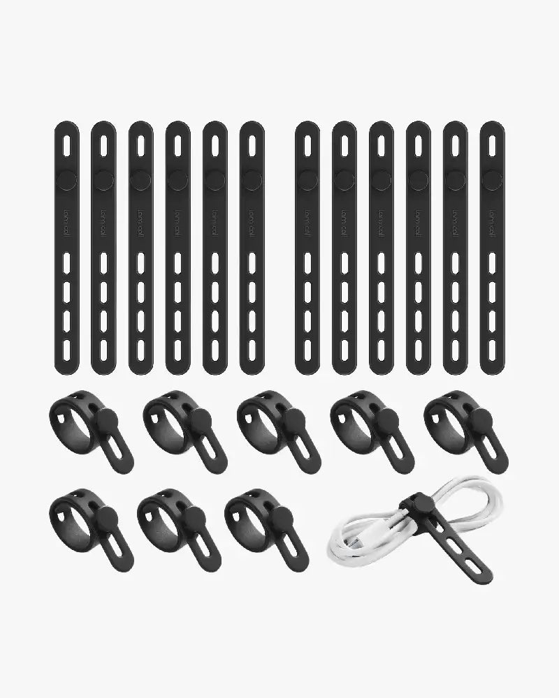 Lamicall Silicone Cable Ties Cord Organizer