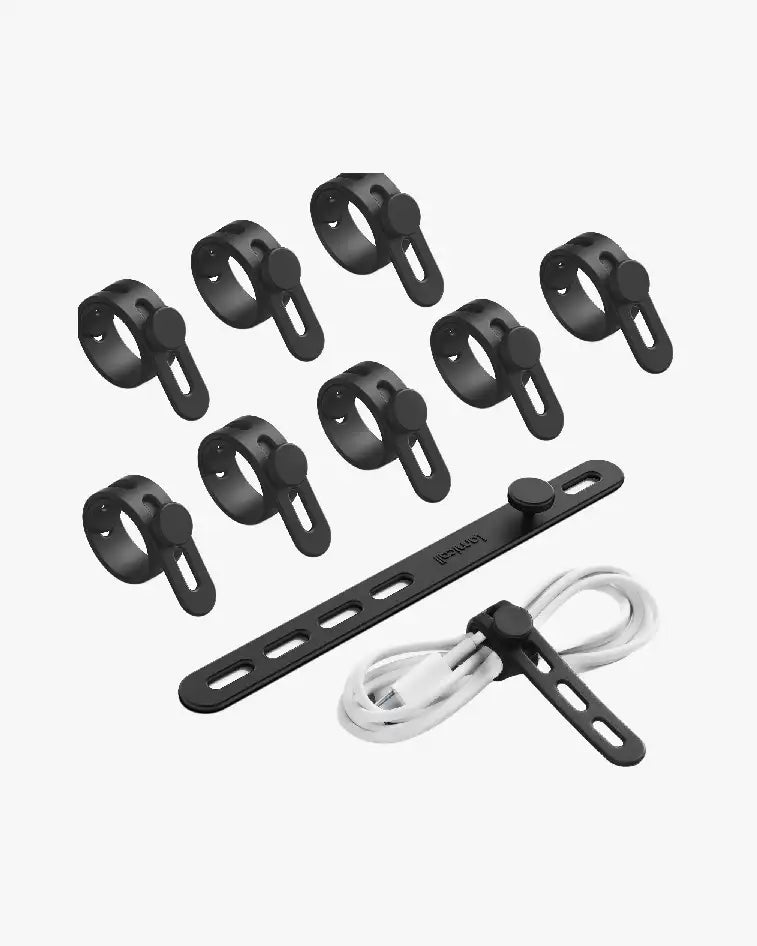 Lamicall Silicone Cable Ties Cord Organizer