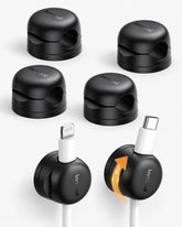 Lamicall 6 Pack Rotatable Cord Organizer