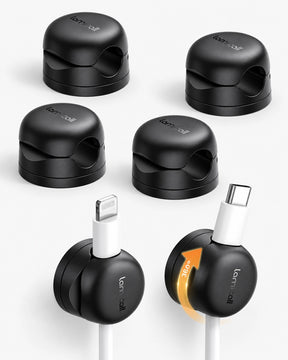 Lamicall 6 Pack Rotatable Cord Organizer