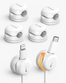 Lamicall 6 Pack Rotatable Cord Organizer