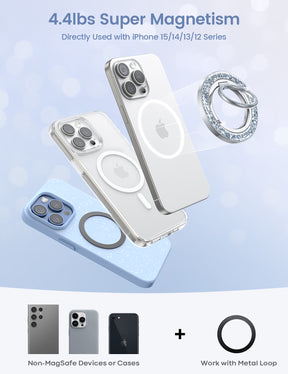 Lamicall Super Magnet Stylish Phone Ring Holder Magsafe Women Decor Accessories