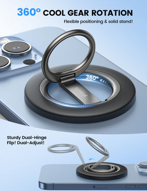 Lamicall MagSafe Phone Ring Grip  360° Rotation Finger Grip Kickstand Ring Accessories