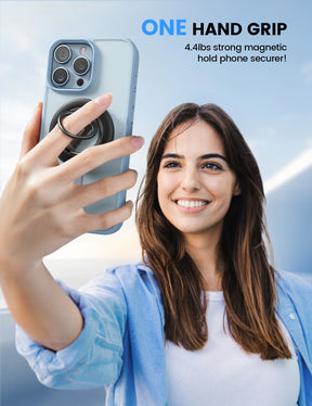 Lamicall MagSafe Phone Ring Grip  360° Rotation Finger Grip Kickstand Ring Accessories