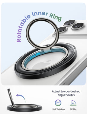 Lamicall Magnetic Phone Ring Grip Strong MagSafe Accessories - 360° Rotating