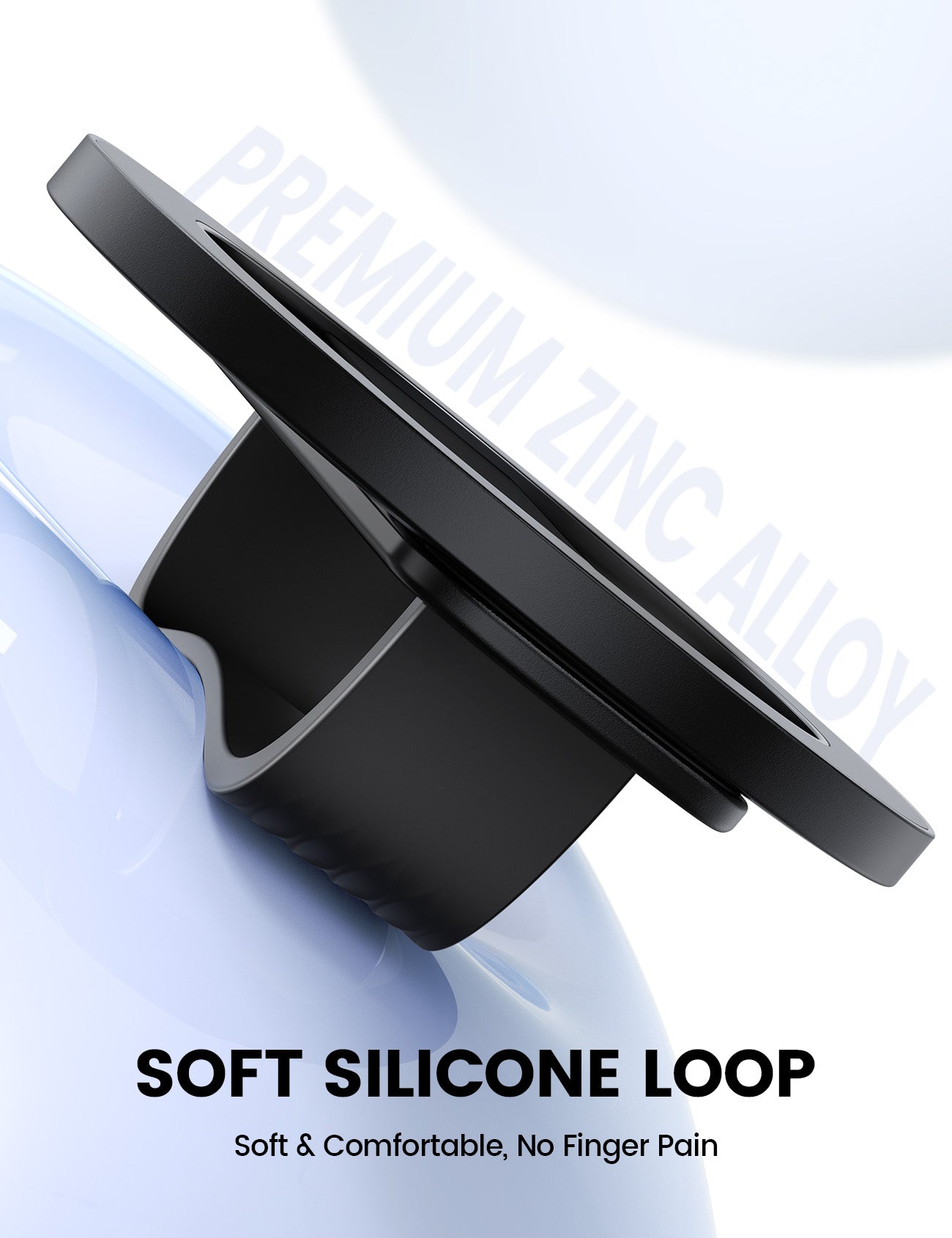 Lamicall Magnetic Phone Grip MagSafe Soft Silicone Loop