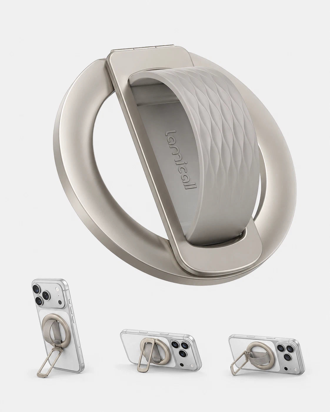 Lamicall Magnetic Phone Grip MagSafe Soft Silicone Loop