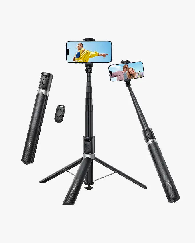 Lamicall 65" Phone Tripod & Selfie Stick Tripod with Remote Tap-to-Open
