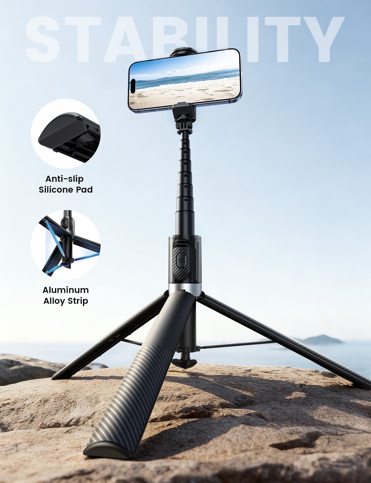 Lamicall Phone Tripod & Selfie Stick