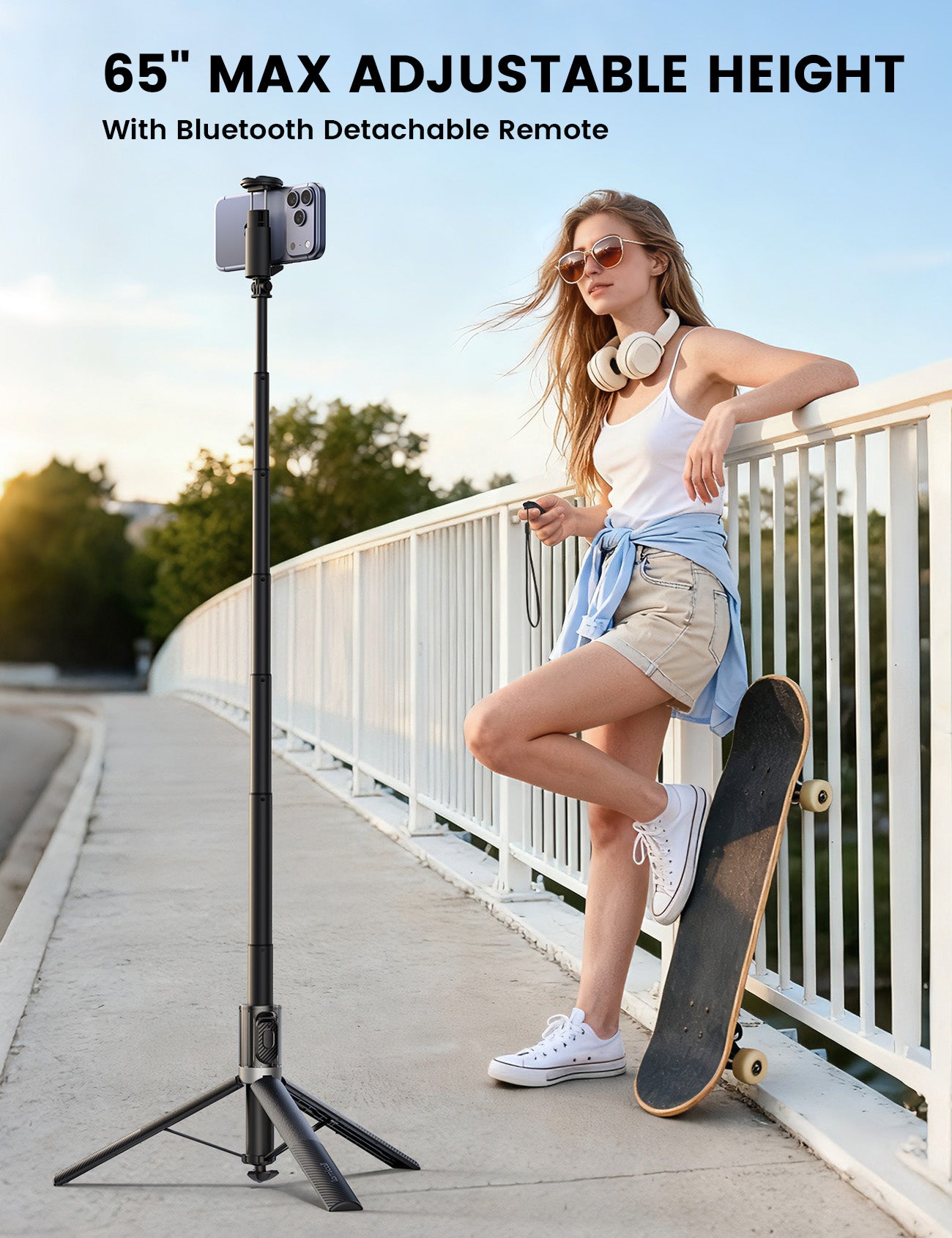 Lamicall Phone Tripod & Selfie Stick - Thumbnail 4