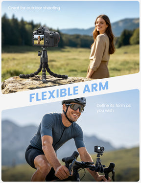 Lamicall Tripod with Wireless Remote for iPhone Gopro Camera Pocket 3/4 fit Vlog Travel