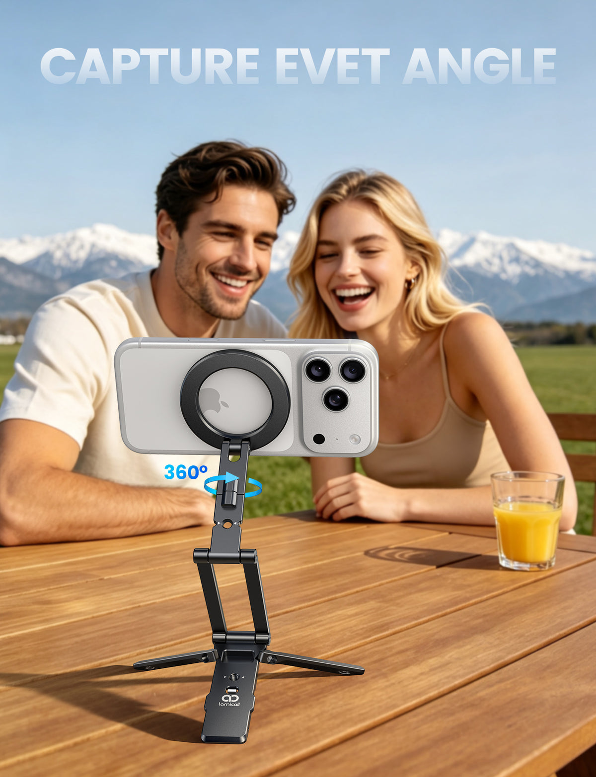 Lamicall for MagSafe Tripod Stand Dual-Side Foldable