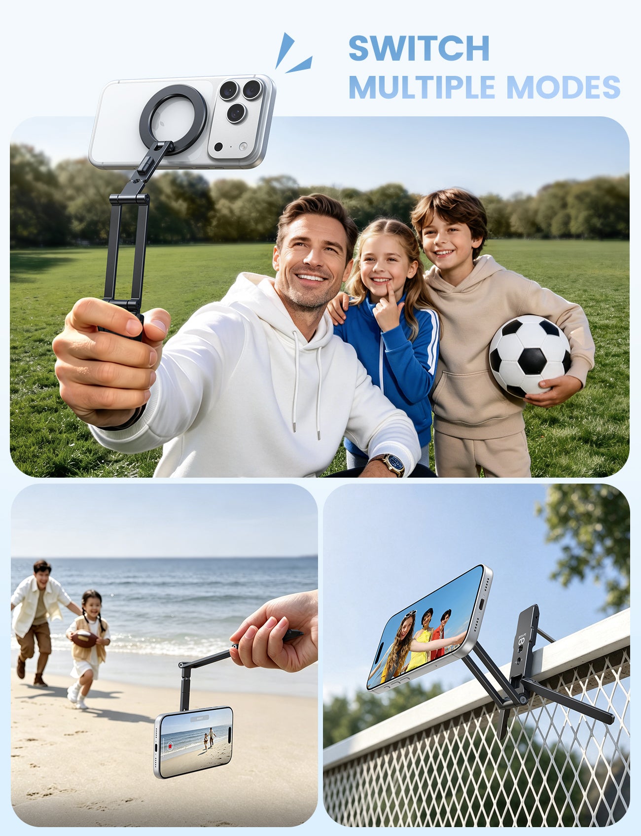 Lamicall for MagSafe Tripod Stand Dual-Side Foldable