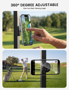 Lamicall Alloy Magnetic Golf Cart Phone Holder - Unique Golf Accessories
