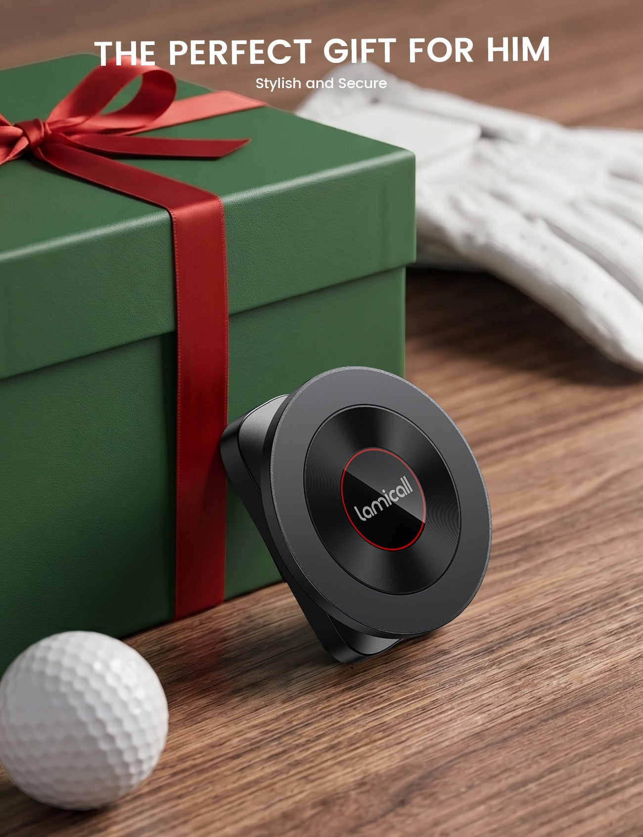 Lamicall Alloy Magnetic Golf Cart Phone Holder - Unique Golf Accessories