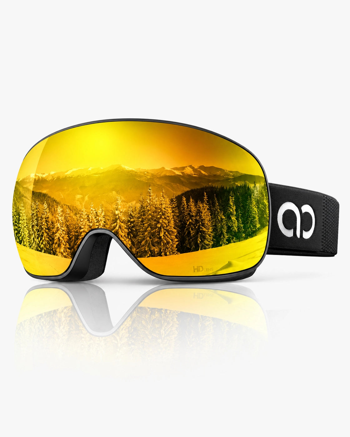 Lamicall Ski Goggles with 3X Anti-Fog & UV400 Protection