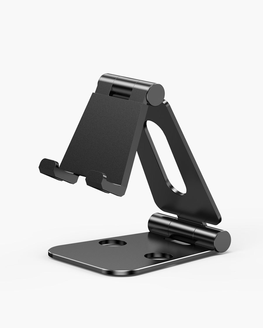 Lamicall 2 in 1 Adjustable & Foldable Phone Tablet Stand for Desk, Pla
