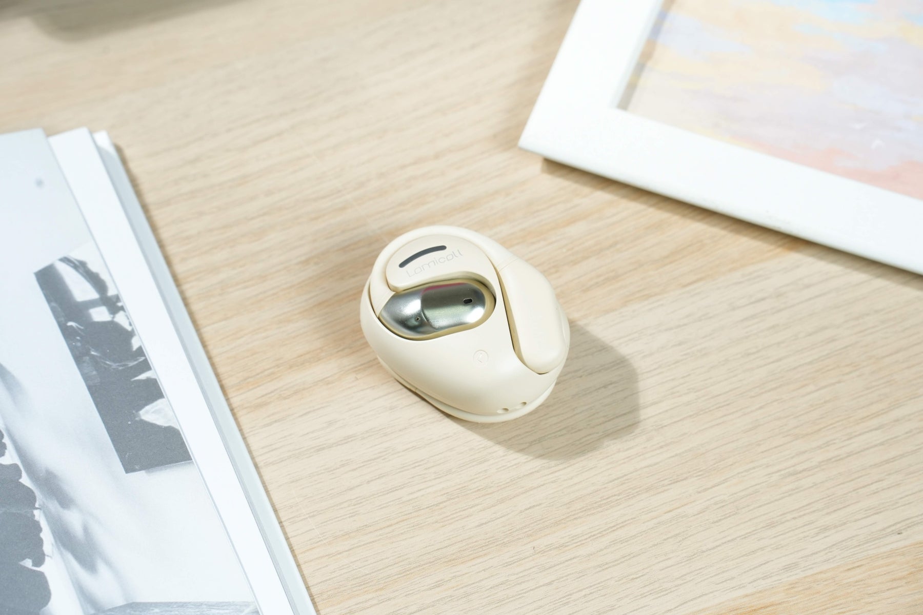 Lamicall Open Ear Earbuds True Wireless Bluetooth Earphones with Mic 30Hrs Playtime, IPX5 Waterproof for Running, Gym, Cycling