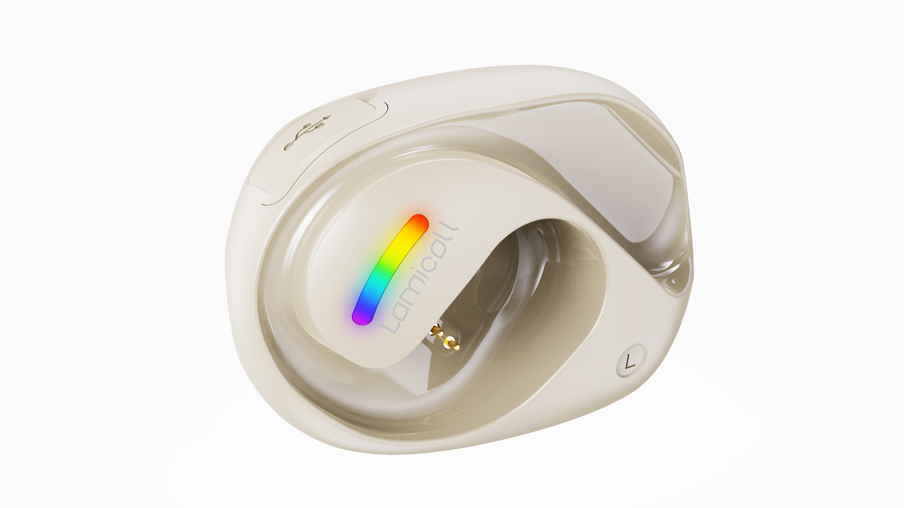 Lamicall Open Ear Earbuds True Wireless Bluetooth Earphones with Mic 30Hrs Playtime, IPX5 Waterproof for Running, Gym, Cycling