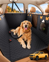 Lamicall Dog Car Seat Cover for Back Seat with Hard Bottom for Car & SUV