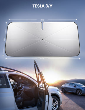 Lamicall Tesla Model 3/Y/YL Windshield Sunshade Umbrella