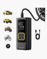Lamicall Car Tire Inflator Portable Air Compressor for Car Motorcycle Bike Ball