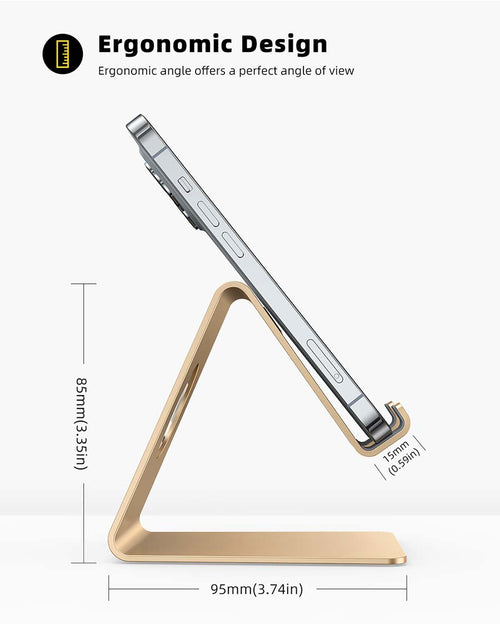 Lamicall Cell Phone Stand, Phone Dock: Cradle, Holder, Stand For Offic