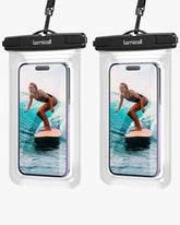 Lamicall Waterproof Phone Pouch Case - [Easy Lock & Heavy Duty] IPX8 Water Proof Cell Phone Dry Bag