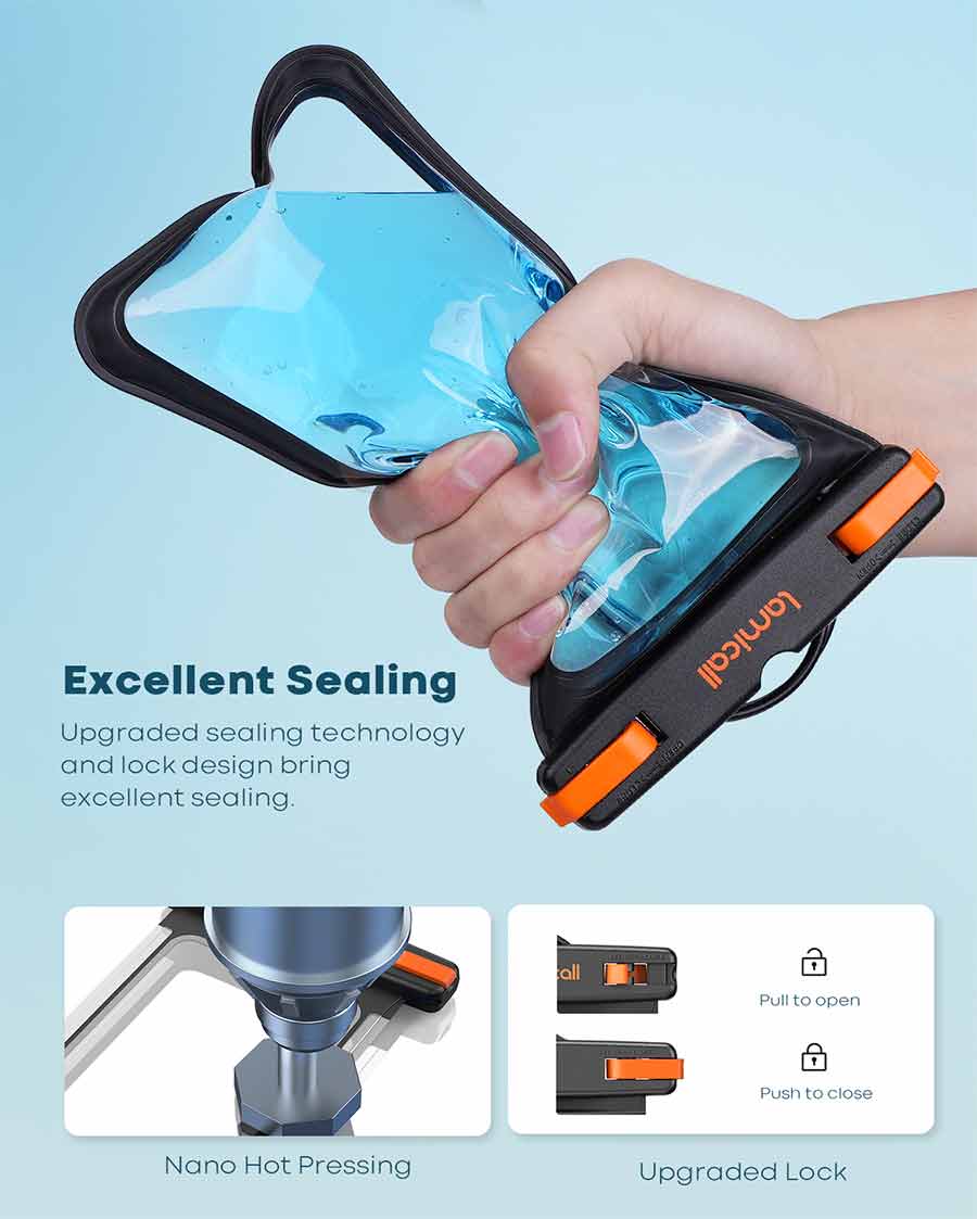 Lamicall Waterproof Phone Pouch Case Lamicall Waterproof Phone Pouch Case
