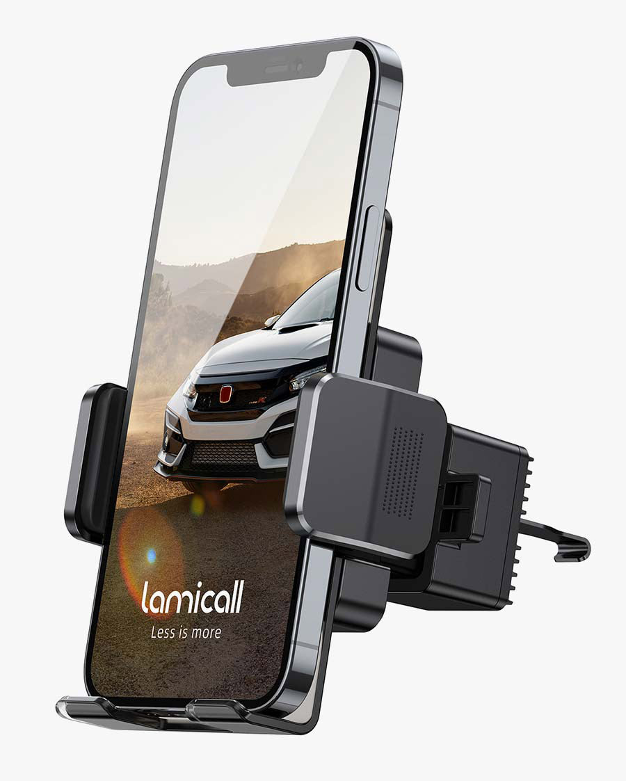 Lamicall Car Phone Mount Holder for Car Air Vent Clip in Vehicle [Big Phone & Thick Cases Friendly]
