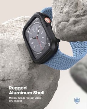 Lamicall Aluminum Rugged Case Armor Designed for Apple Watch Case [No Screen Protector]