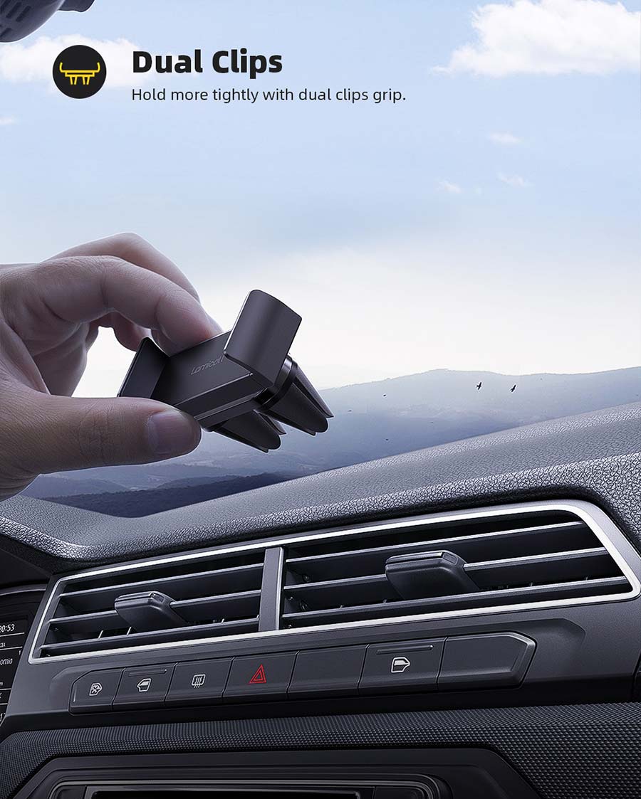Lamicall Car Vent Phone Mount - Air Vent Clip Holder