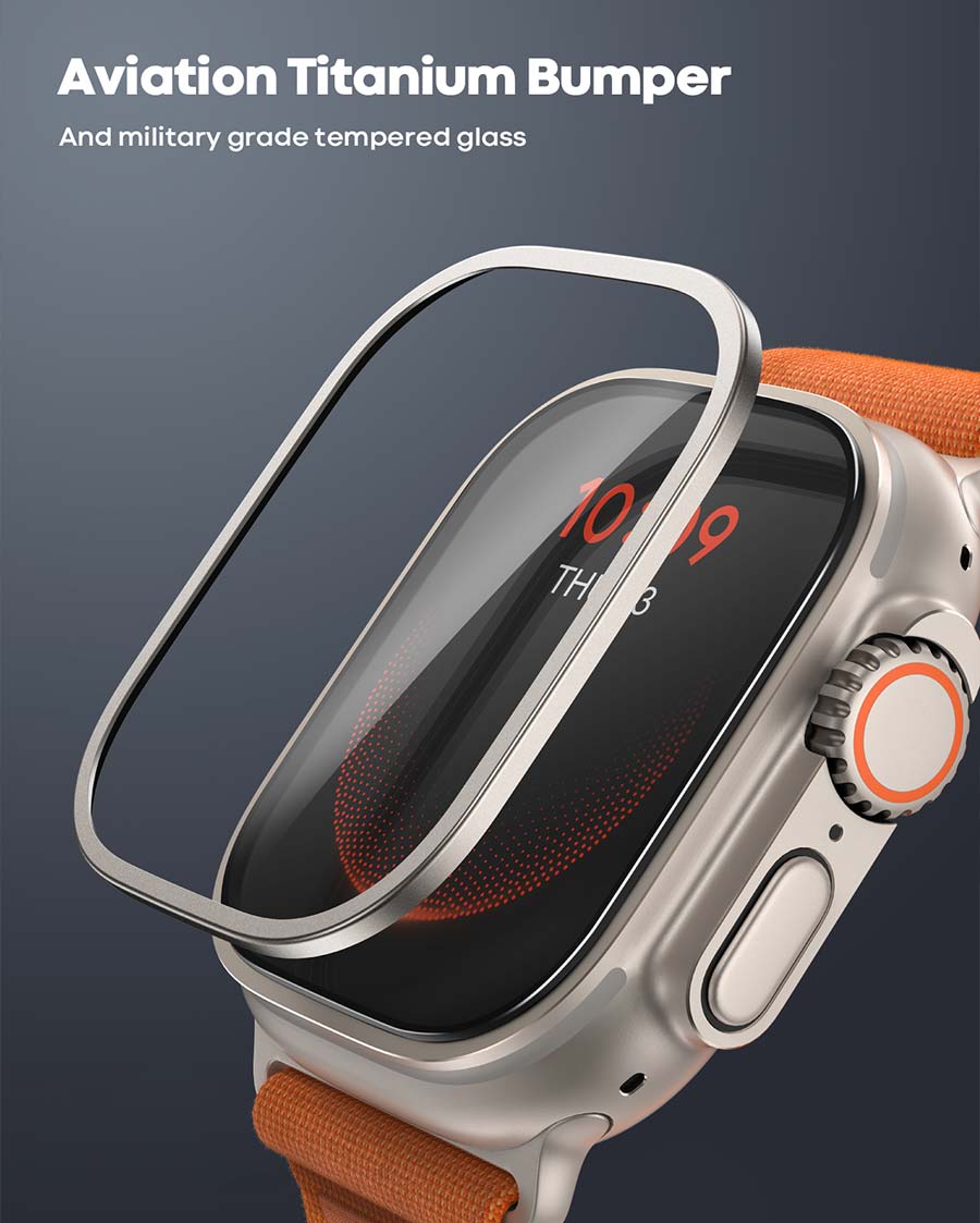 Titanium Screen Protector for Apple Watch