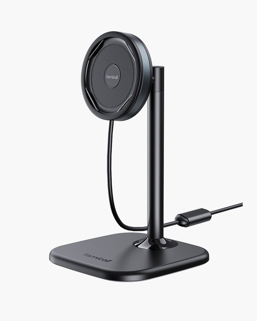 Magnetic Wireless Charging Stand Desktop Magsafe Charger iPhone & Android 15W & 2M USB C