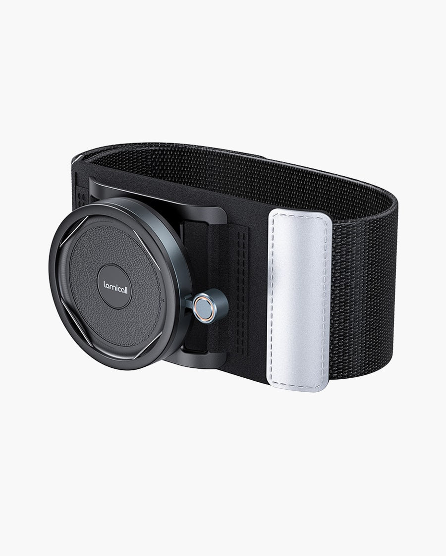 Phone Holder for Running, Walking, Hiking with Magsafe-compatible, Magnetic Running Amrband for iPhone & Android