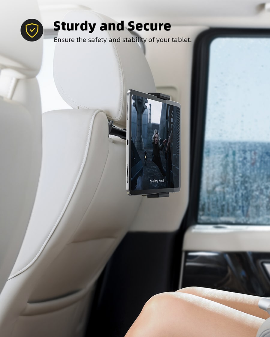 Lamicall Car Back Seat Headrest Tablet Holder Mount Stand for Kids, Road Trip Essentials