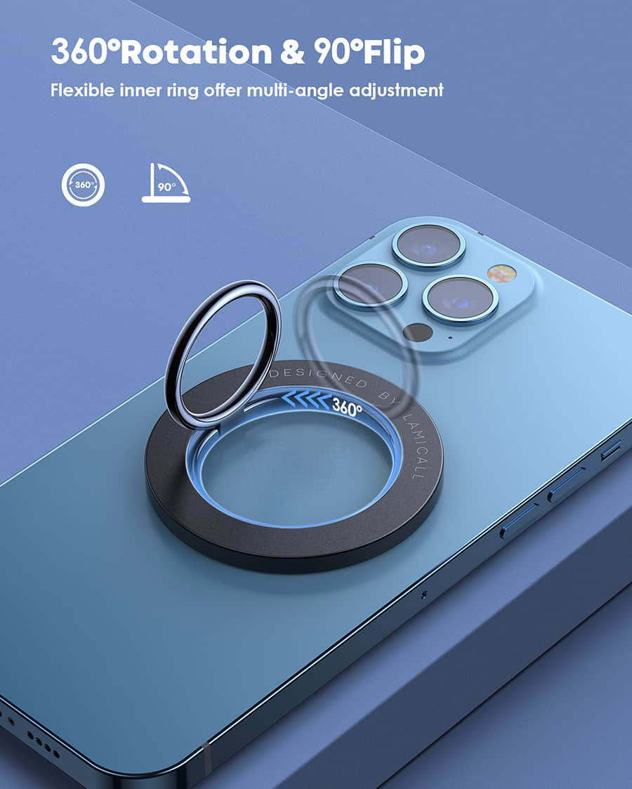 Lamicall Magnetic Phone Ring Holder for Mag Safe Lamicall Magnetic Phone Ring Holder for Mag Safe