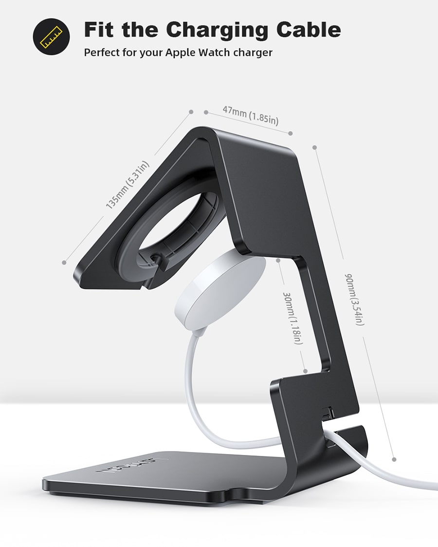 Lamicall Stand for Apple Watch, Charging Stand - Desk Watch Stand Holder Charging Dock Station